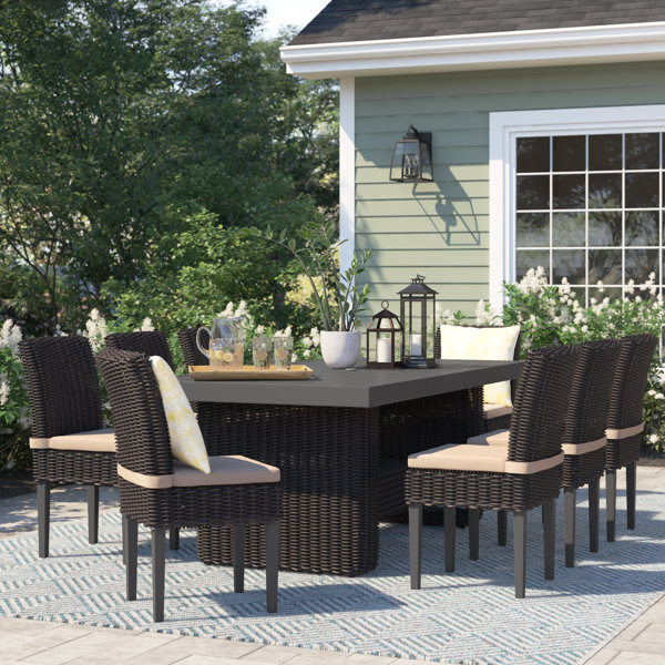 Sol 72 Outdoor™ Fairfield 9 Piece Dining Set with Cushion Wayfair.ca